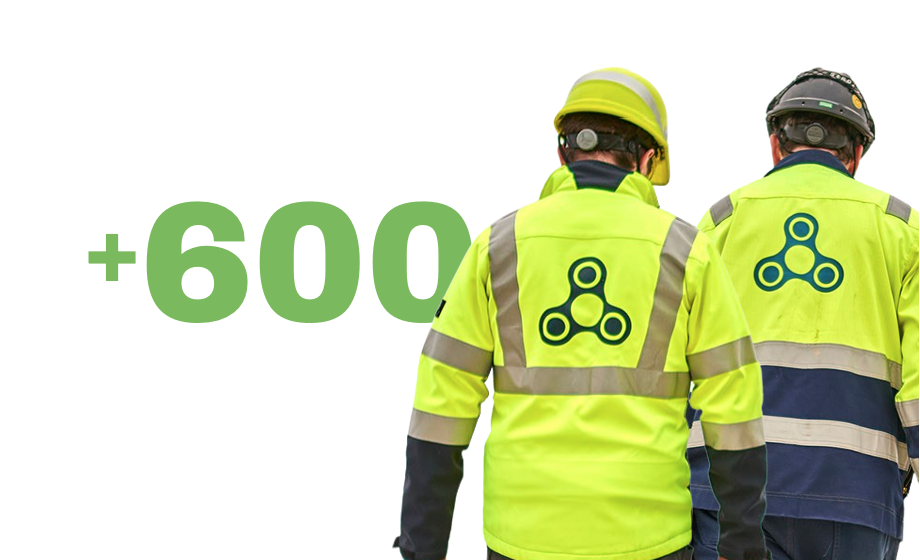 600 technische experts